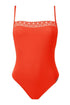 Lise Charmel 15b Ajourage Couture Padded One-Piece Swimsuit Bandeau